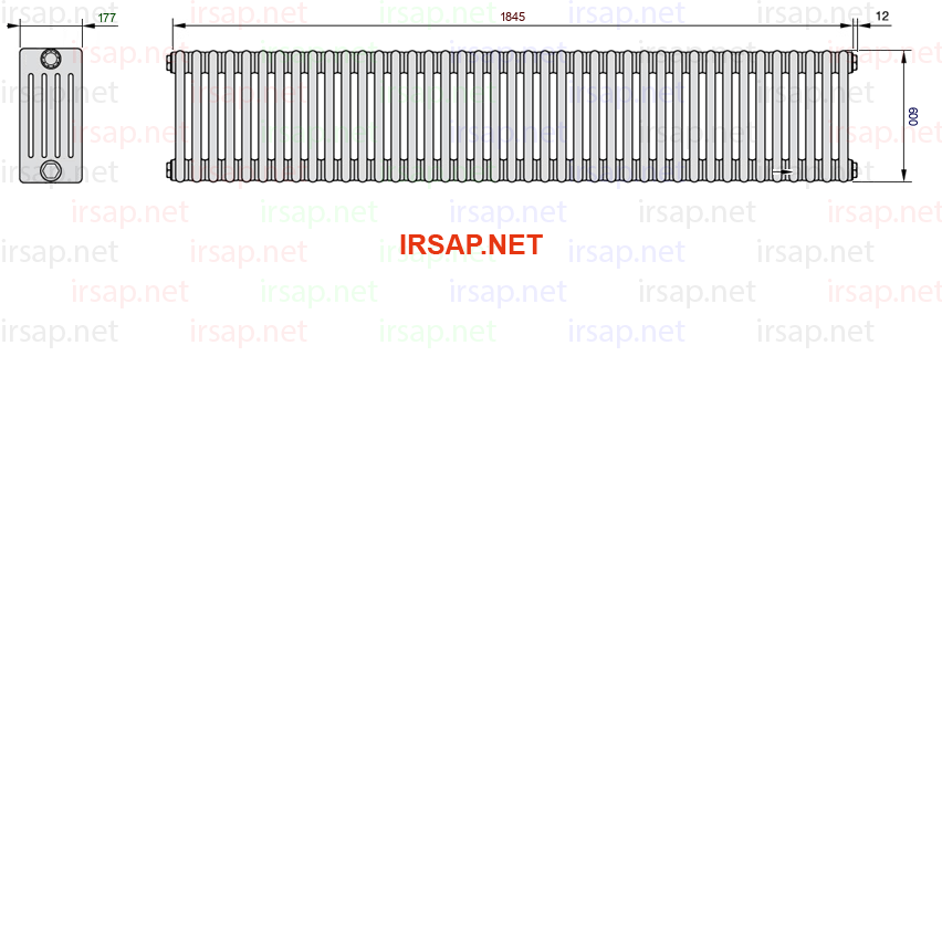 Радиатор IRSAP Tesi 50600/41 T14 CL 01
